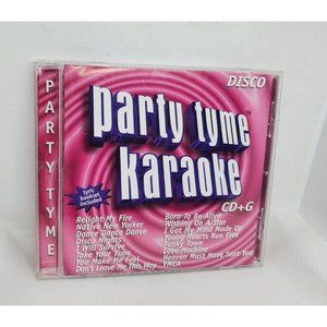 CDB 2005 Party Tyme Disco Karaoke CD+G CD Lyric Booklet Included No Scratches